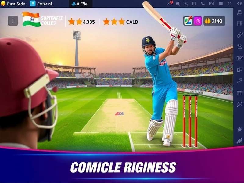 India Cricket Superstars Gameplay